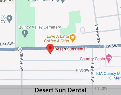 Map image for CEREC® Dentist in Quincy, WA